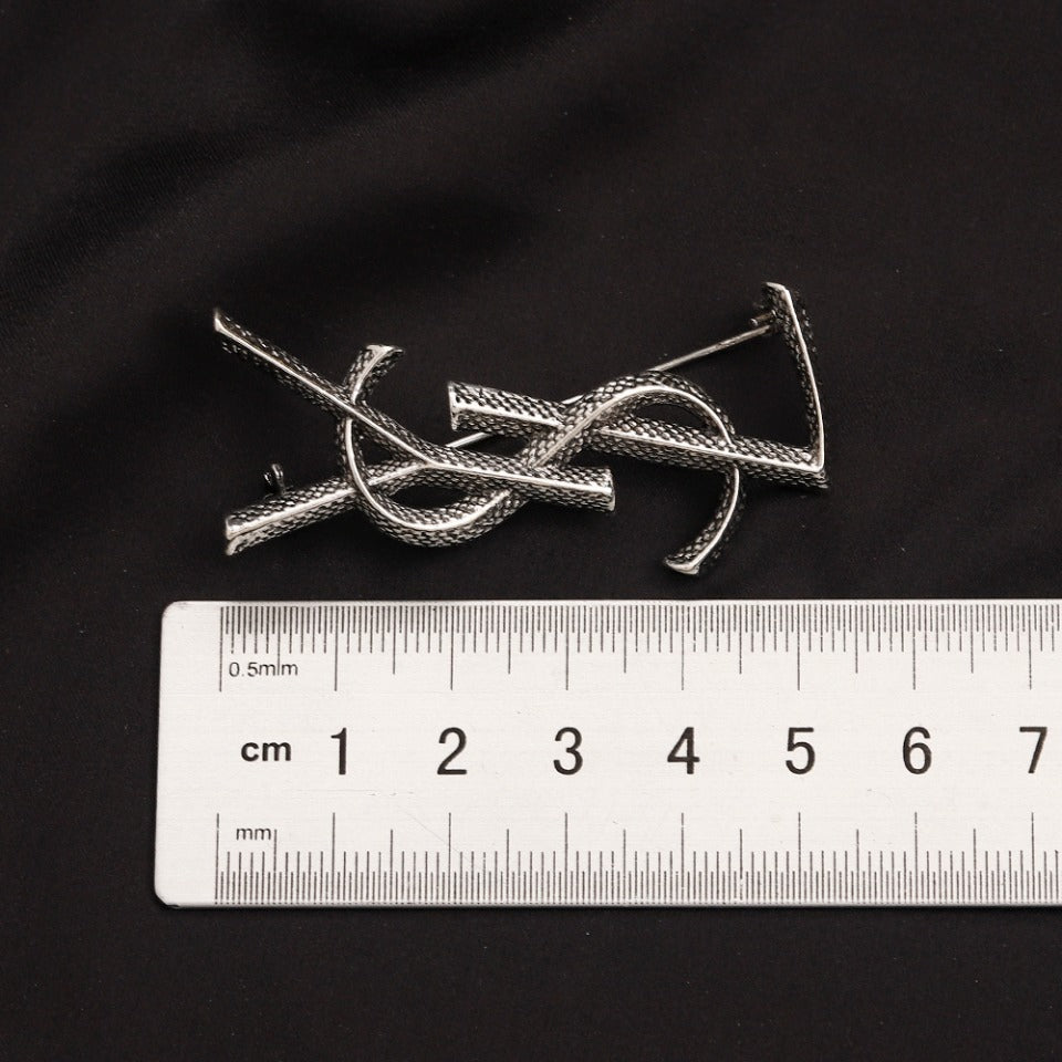 Alloy Steel Stamped Brooch,Brooches Collection、Y*L Series