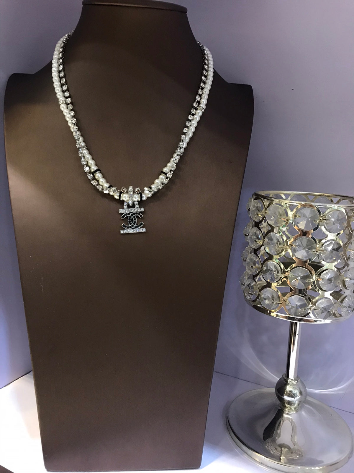 Double-Strand Beaded Interlocking-C Choker