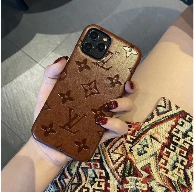Fashion Aesthetic Shock Absorbing Protective Phone Case L*V Series、Fashion Phone Case