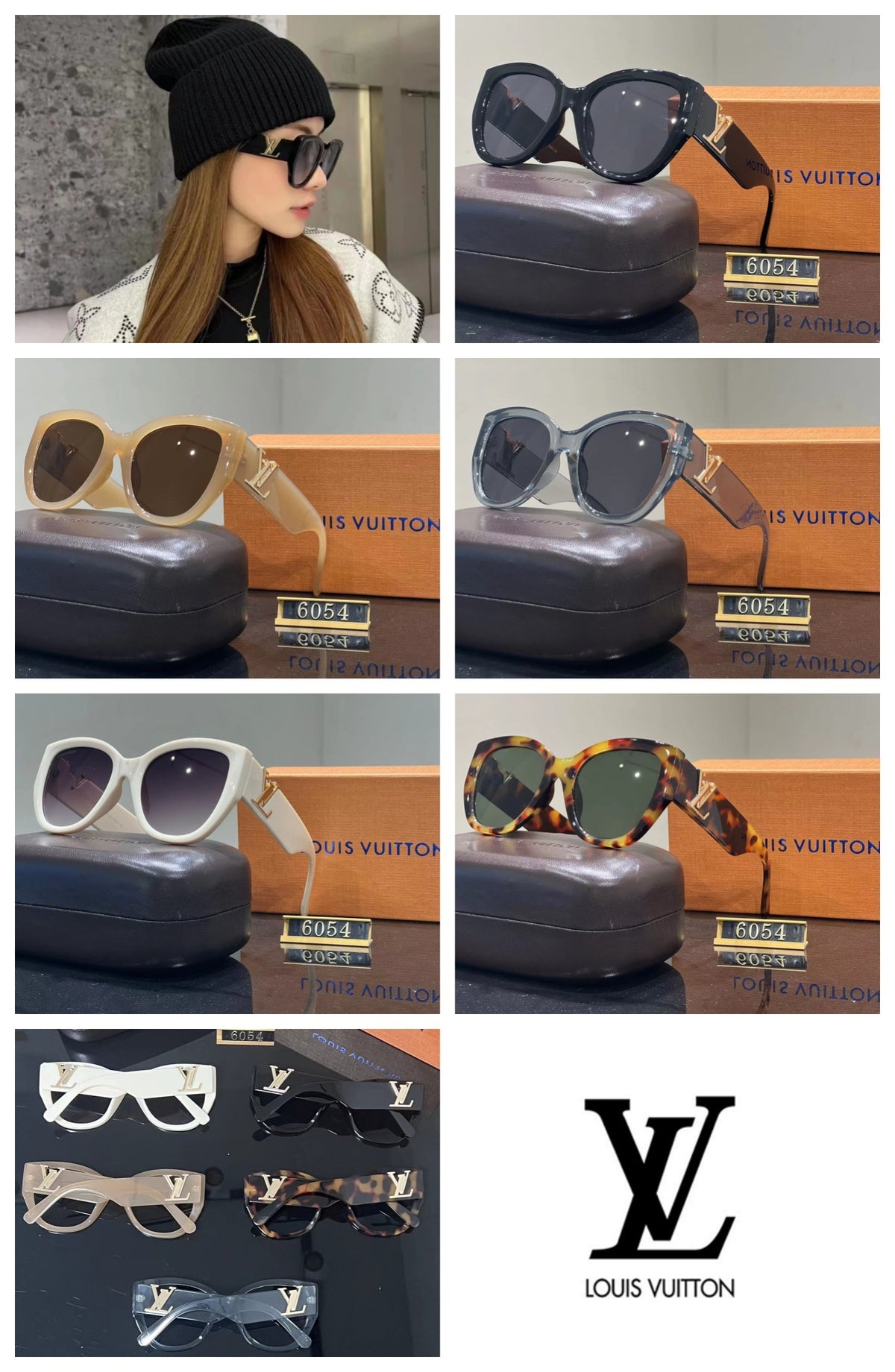 Oversized Butterfly Sunglasses with Rounded Frames
