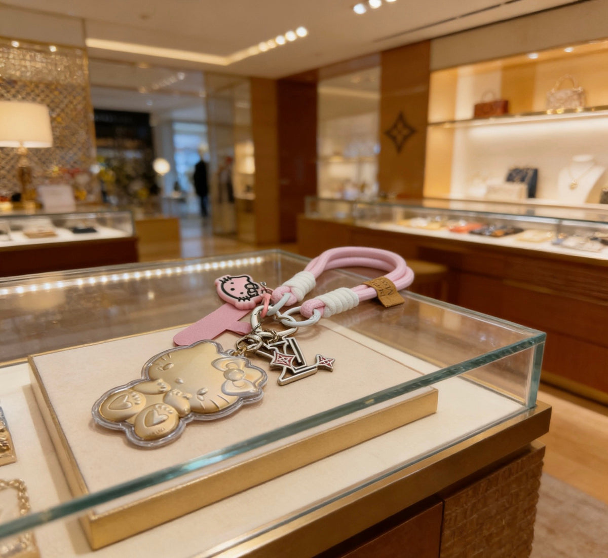 Premium Fashion Keychain Stylish Accessory、L*V Series、𝐊𝐞𝐲𝐜𝐡𝐚𝐢𝐧𝐬 & 𝐊𝐞𝐲 𝐑𝐢𝐧𝐠𝐬(𝐇)