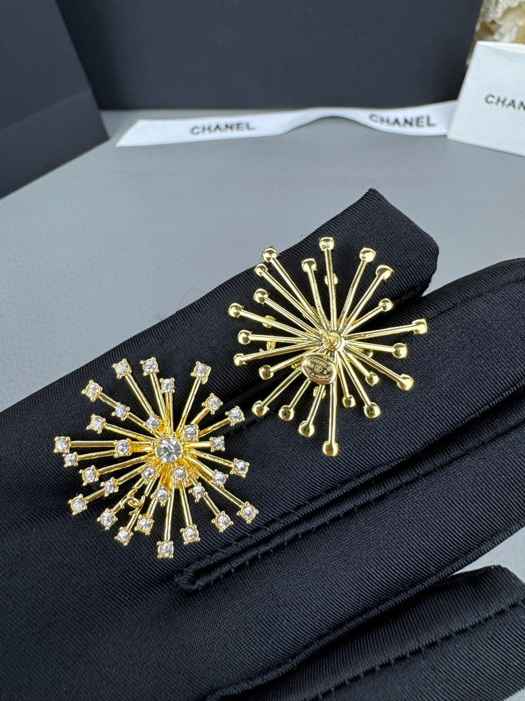 Sunburst Statement Stud Earrings