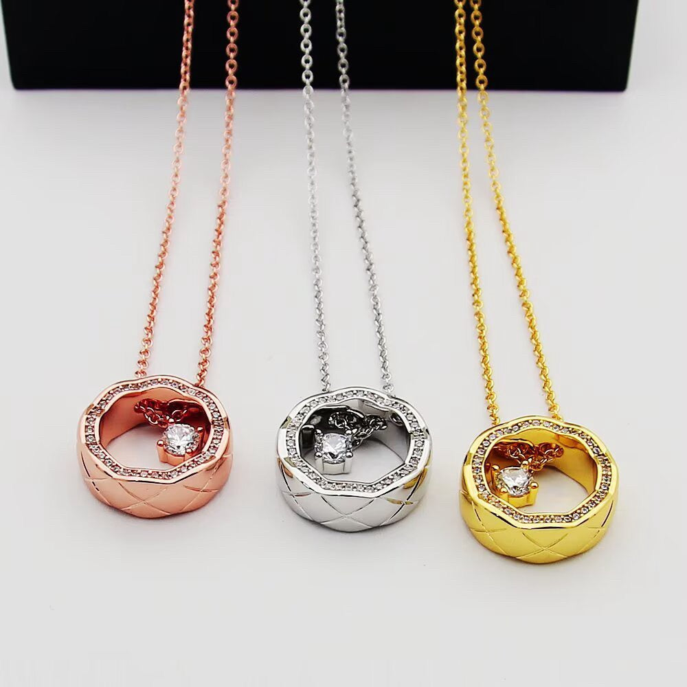 Open-Circle Pendant Necklace