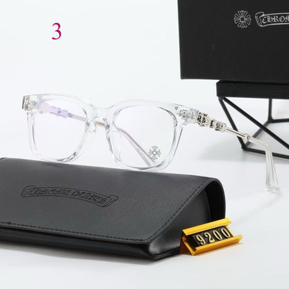 Rounded Rectangle Clear-Lens Glasses