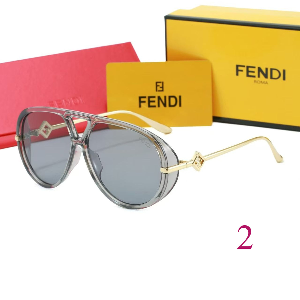 Teardrop Aviator Sunglasses with Openwork Metal Temples