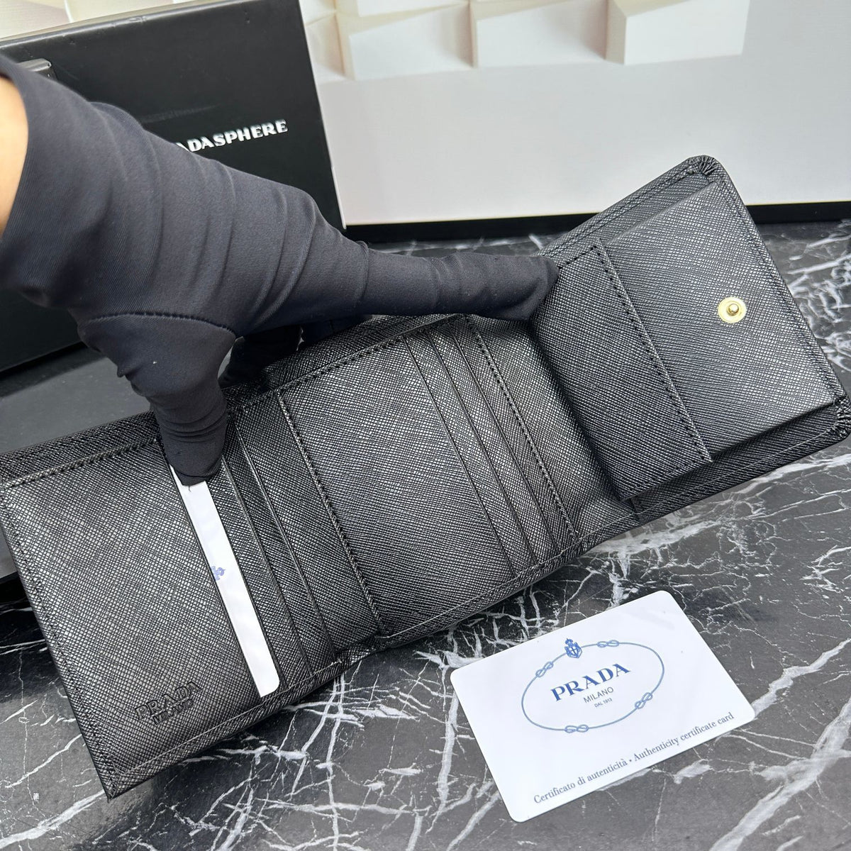 Luxury‑Inspired Trendy Wallets 031  Pr*da Series、Fashion Bags