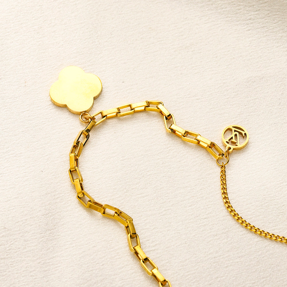 Set Collana Bracciale in Acciaio Inox 304