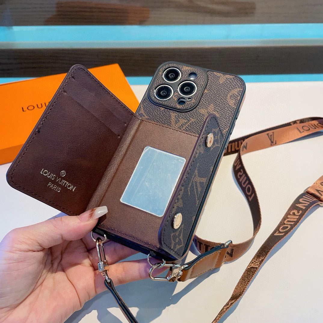Fashion Aesthetic Shock Absorbing Protective Phone Case L*V Series、Fashion Phone Case