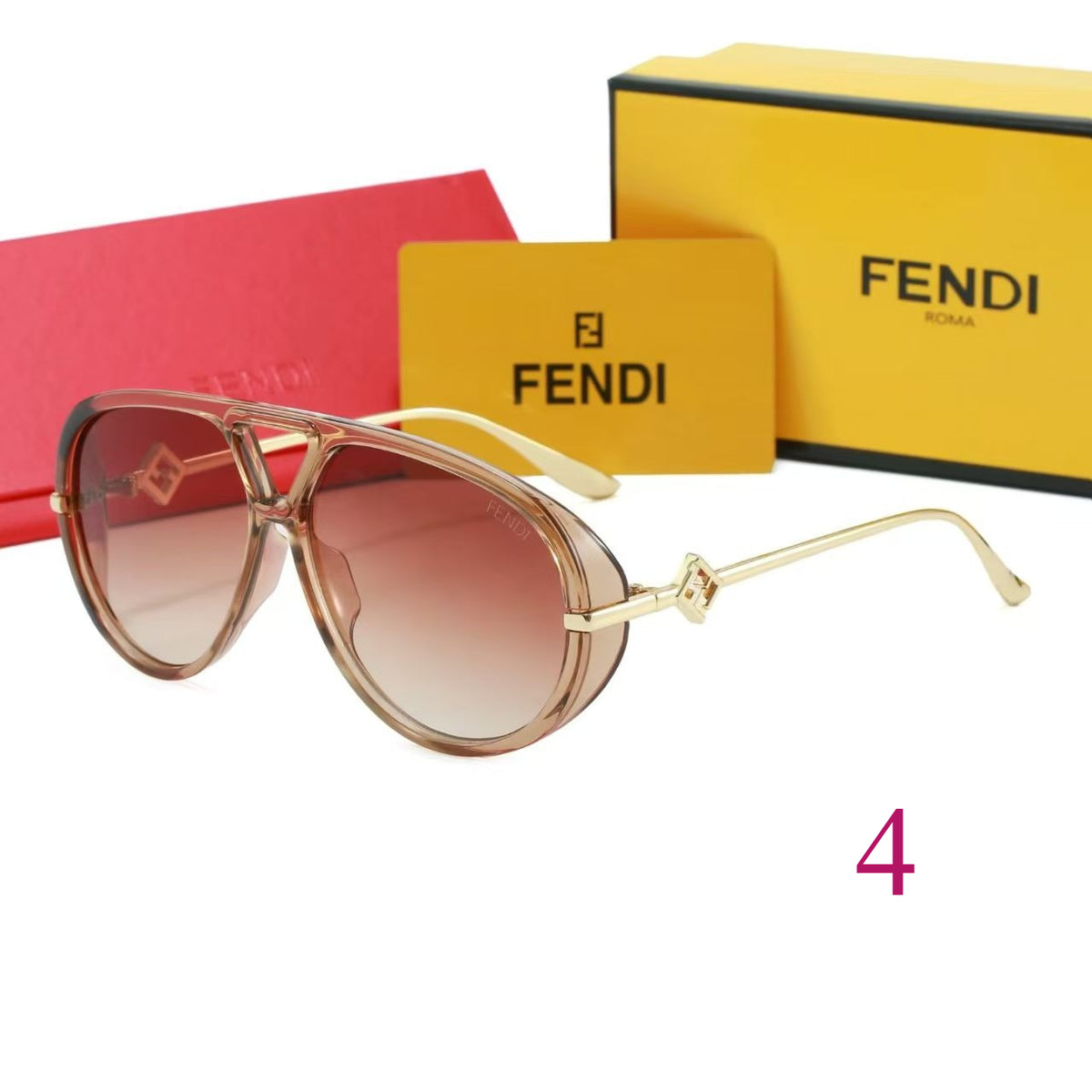 Teardrop Aviator Sunglasses with Openwork Metal Temples