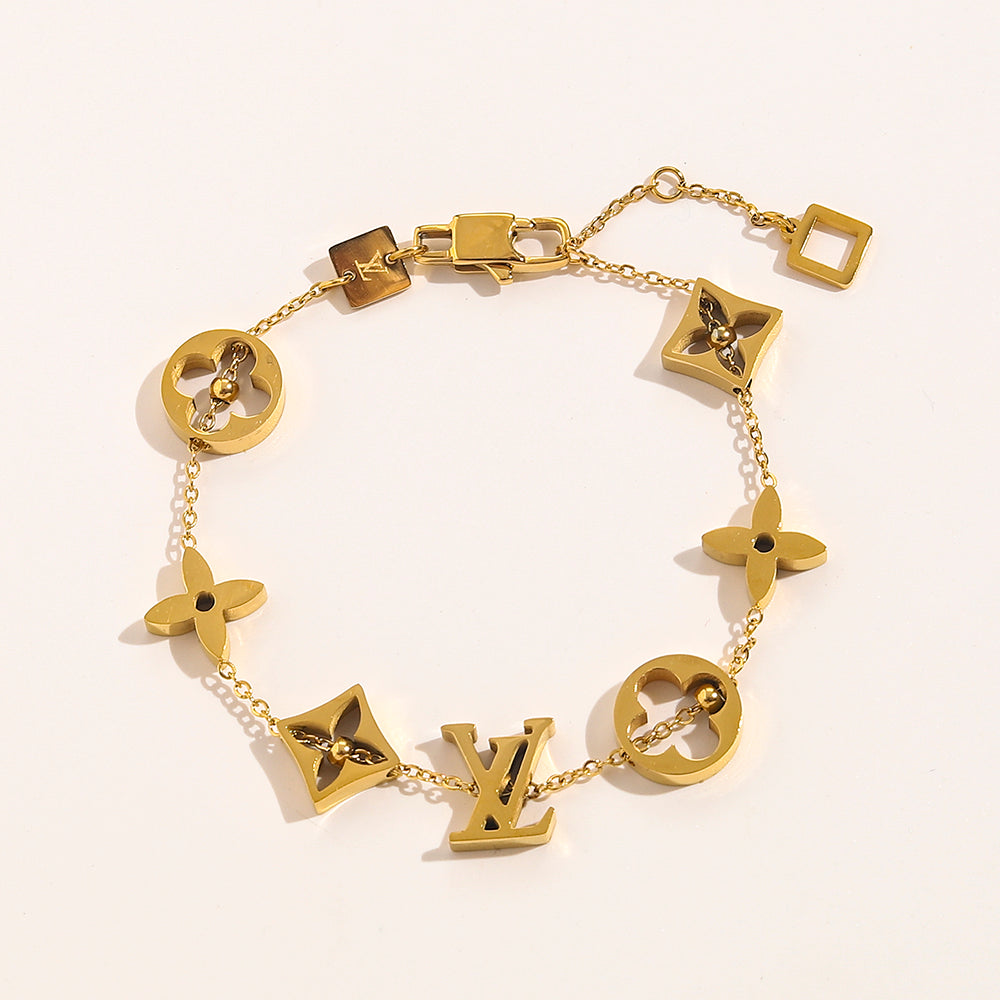 Edelstahl-Armband 304 mit gestanztem Logo