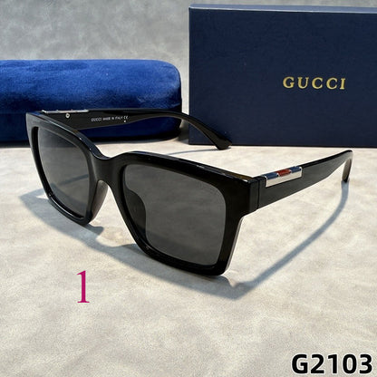Oversized Cat-Eye Sunglasses with Broad Metal Temples