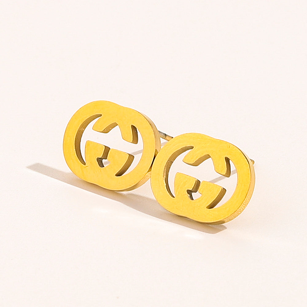 Set collana e orecchini in acciaio inossidabile 304