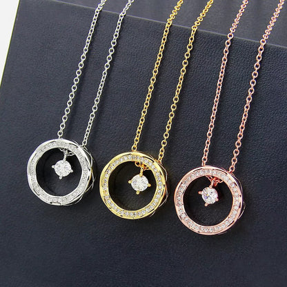 Open-Circle Pendant Necklace