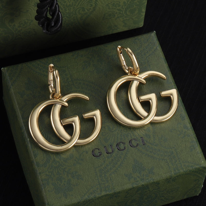 Oversized Interlocking-G Drop Earrings