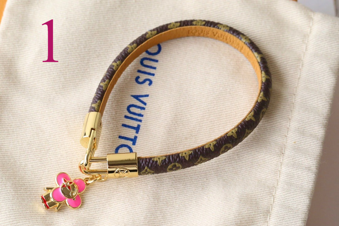 Monogram Charm Strap Bracelets - 21 Style Options