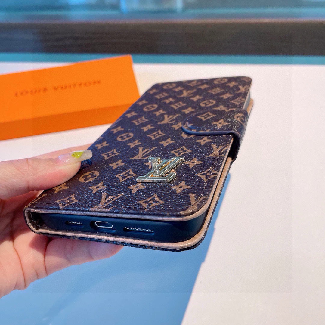 Fashion Aesthetic Shock Absorbing Protective Phone Case L*V Series、Fashion Phone Case
