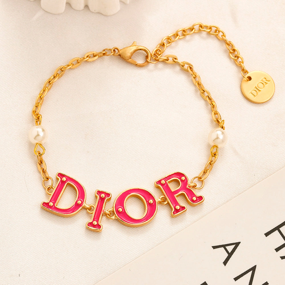 Set collana e bracciale con logo stampato in lega 304
