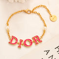 Set collana e bracciale con logo stampato in lega 304