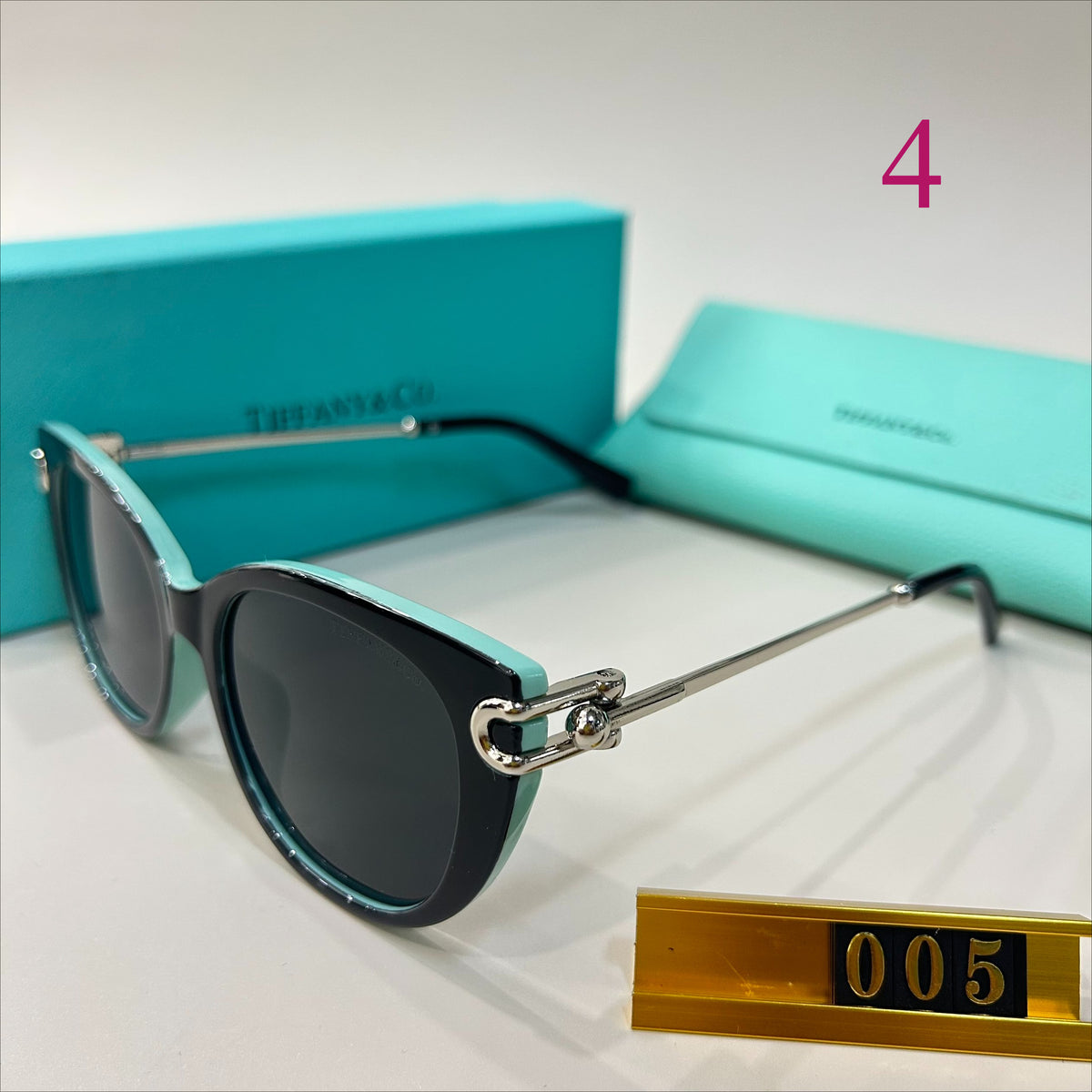 Soft-Square Sunglasses with Rounded Corners