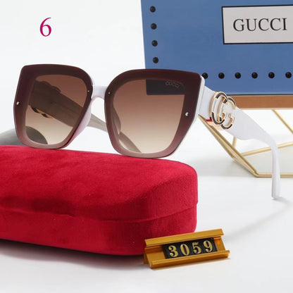 Oversized Soft-Square Sunglasses with Broad Frames
