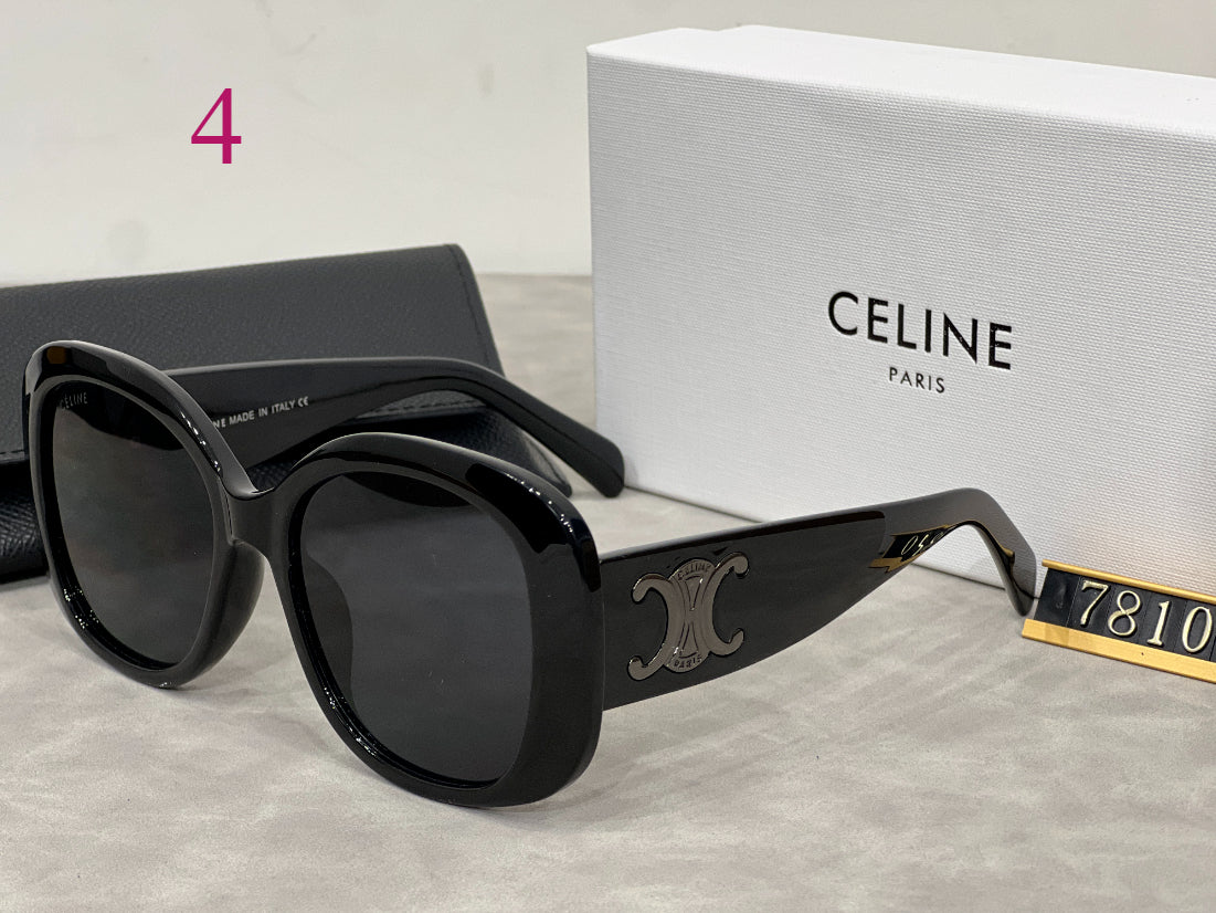 Oversized Round Frame Sunglasses
