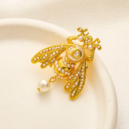 Alloy Stamped Logo Brooch,Brooches Collection、D*or Series