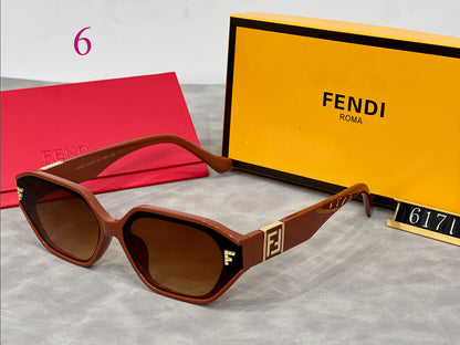 Slim Aviator Sunglasses with Thick Browline