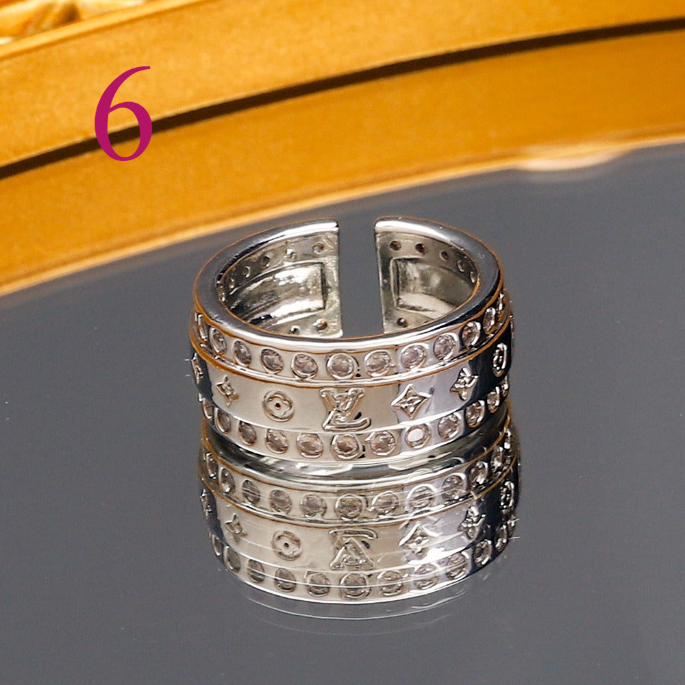Fashion Open Adjustable Ring Collection、Rings Collection L*V Series、D*or Series、Y*L Series