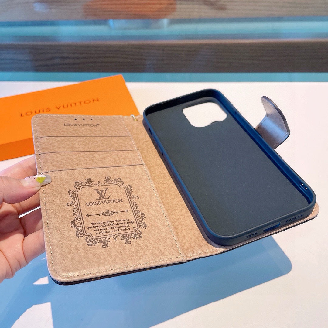 Fashion Aesthetic Shock Absorbing Protective Phone Case L*V Series、Fashion Phone Case