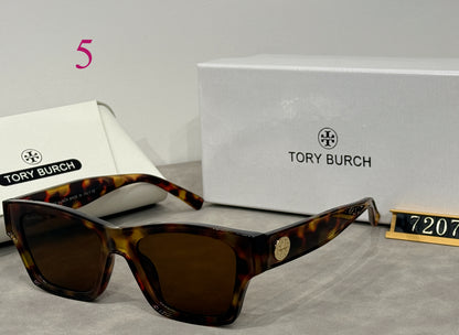Flat-Top Rectangle Sunglasses with Thick Frames