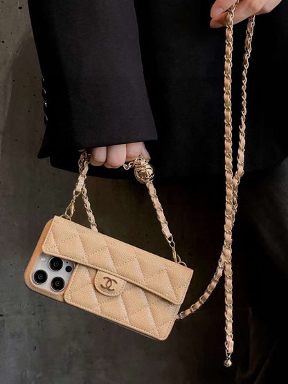 Fashion Aesthetic Shock Absorbing Protective Phone Case CH*NEL Series、Fashion Phone Case
