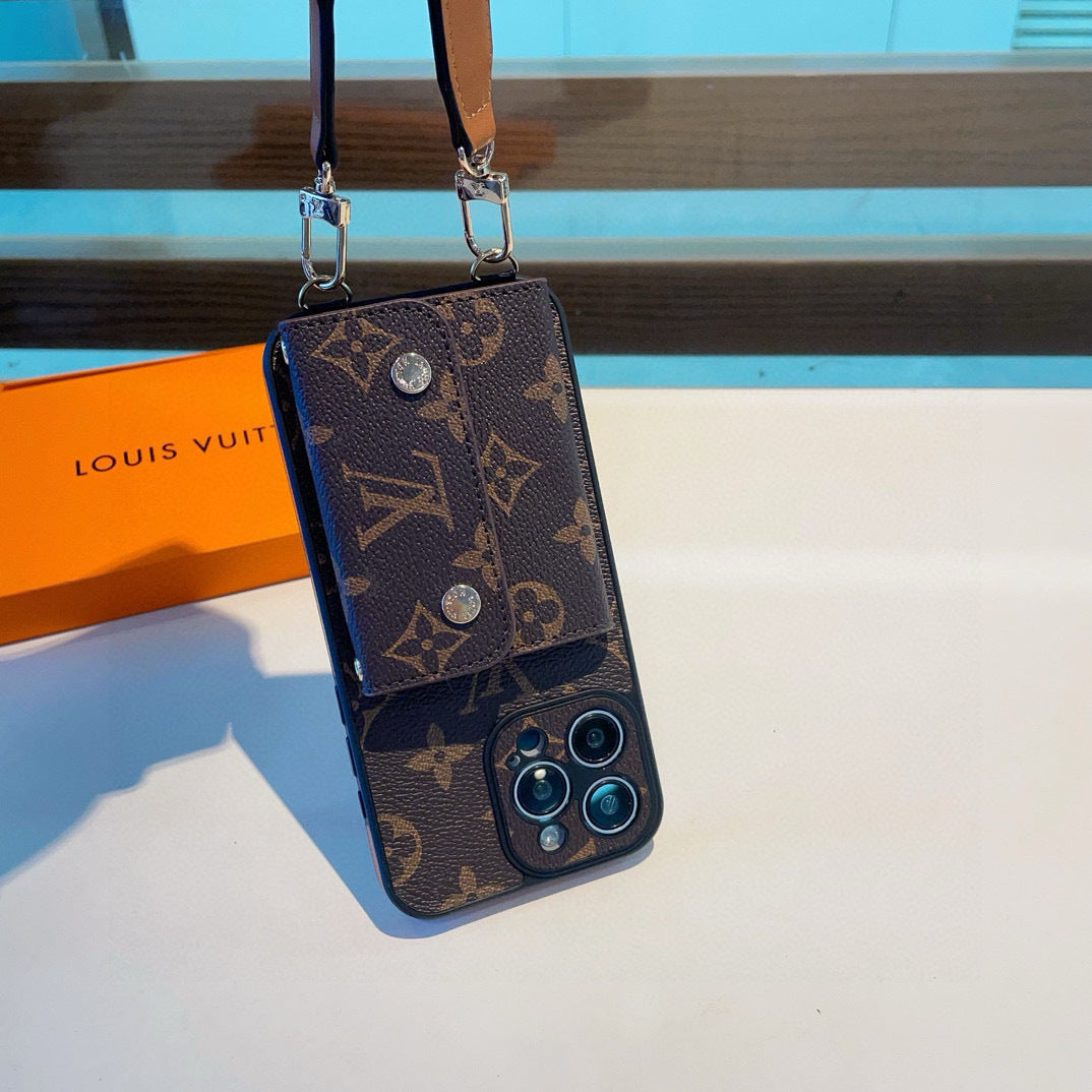 Fashion Aesthetic Shock Absorbing Protective Phone Case L*V Series、Fashion Phone Case
