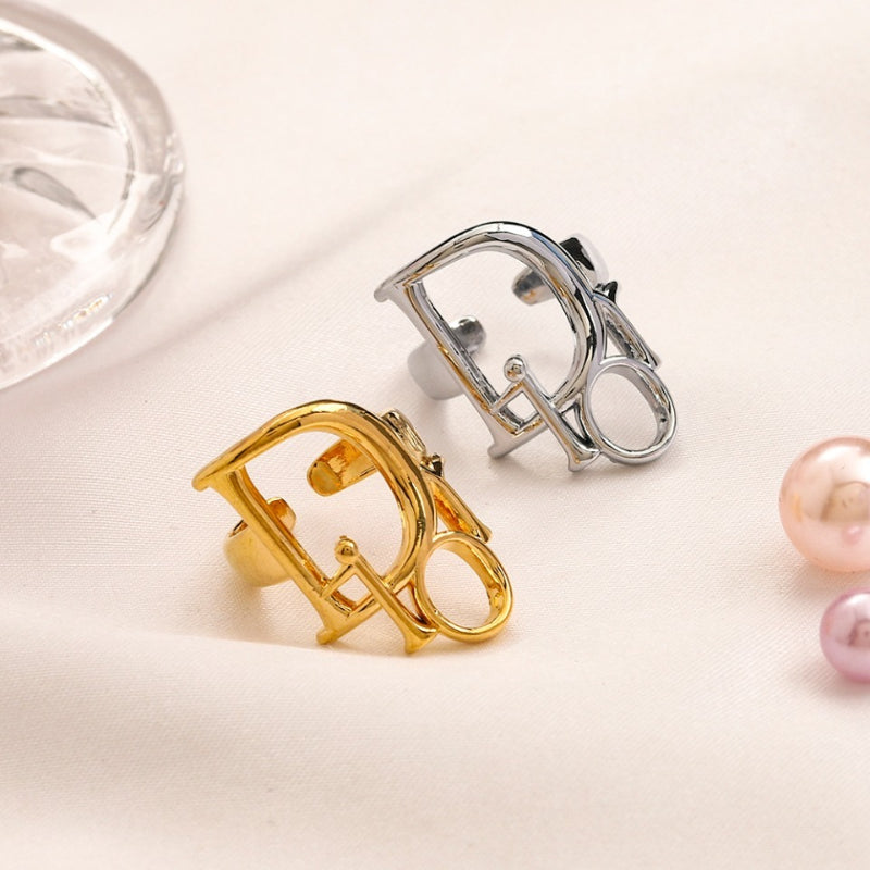 Copper Zirconium Real Gold Plated Ring,Rings Collection、D*or  Series