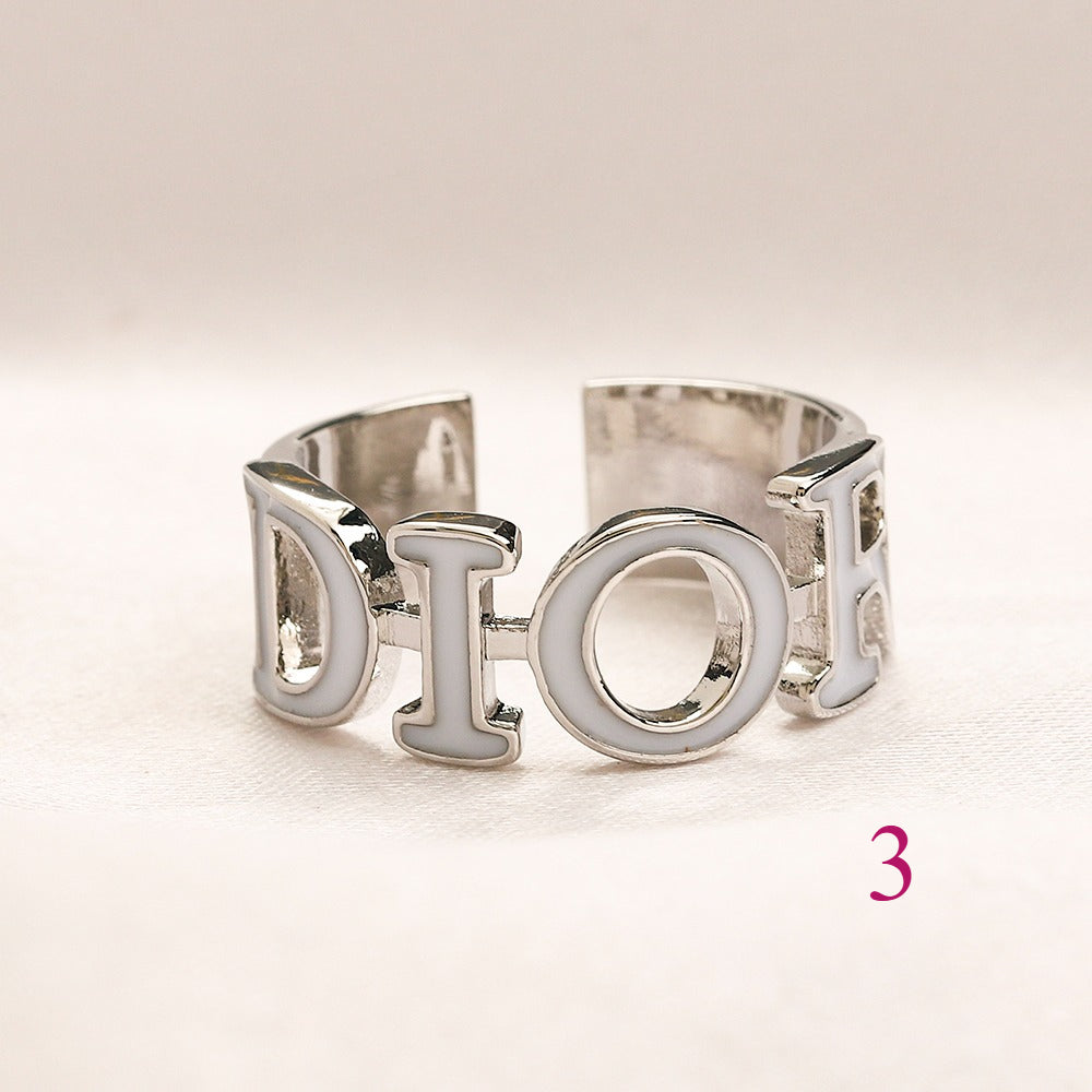Copper Zirconium Real Gold Plated Ring,Rings Collection、D*or  Series