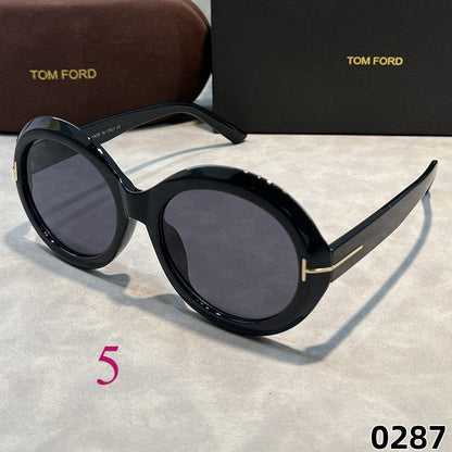 Round Statement Sunglasses with Keyhole Bridge