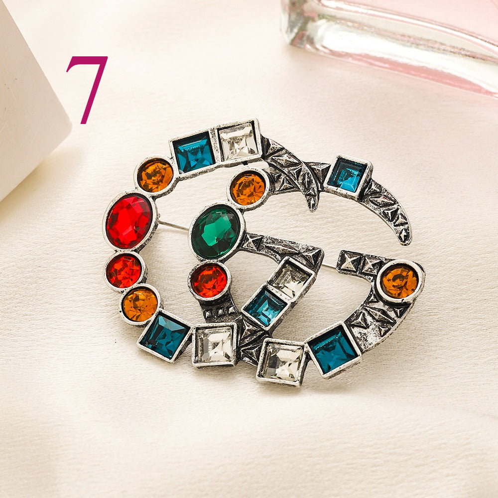 Fashion Brooch Collection,Brooches Collection、GU*CI Series、L*V Series、D*or Series、Y*L Series