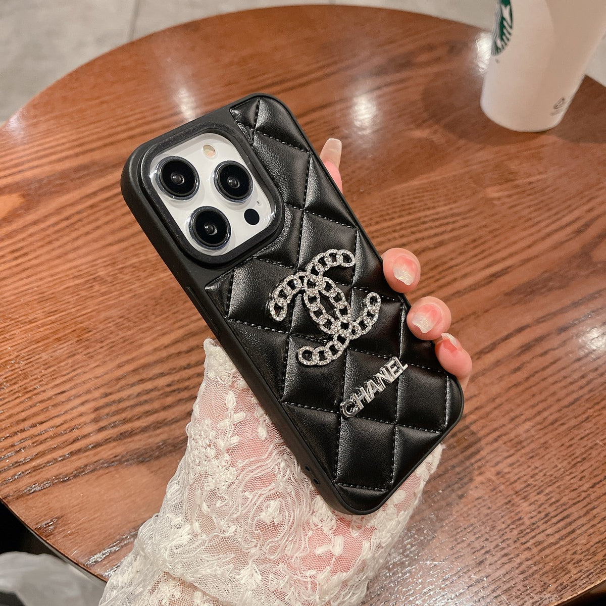 Fashion Aesthetic Shock Absorbing Protective Phone Case CH*NEL Series、Fashion Phone Case