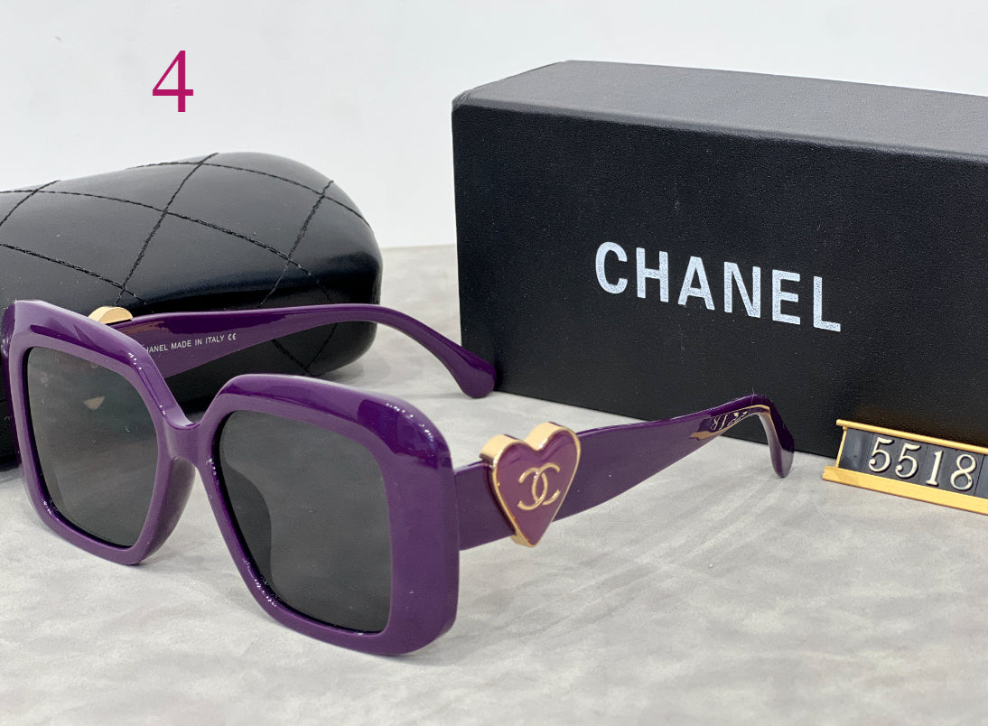 Oversized Square Sunglasses with Deep Beveled Rims