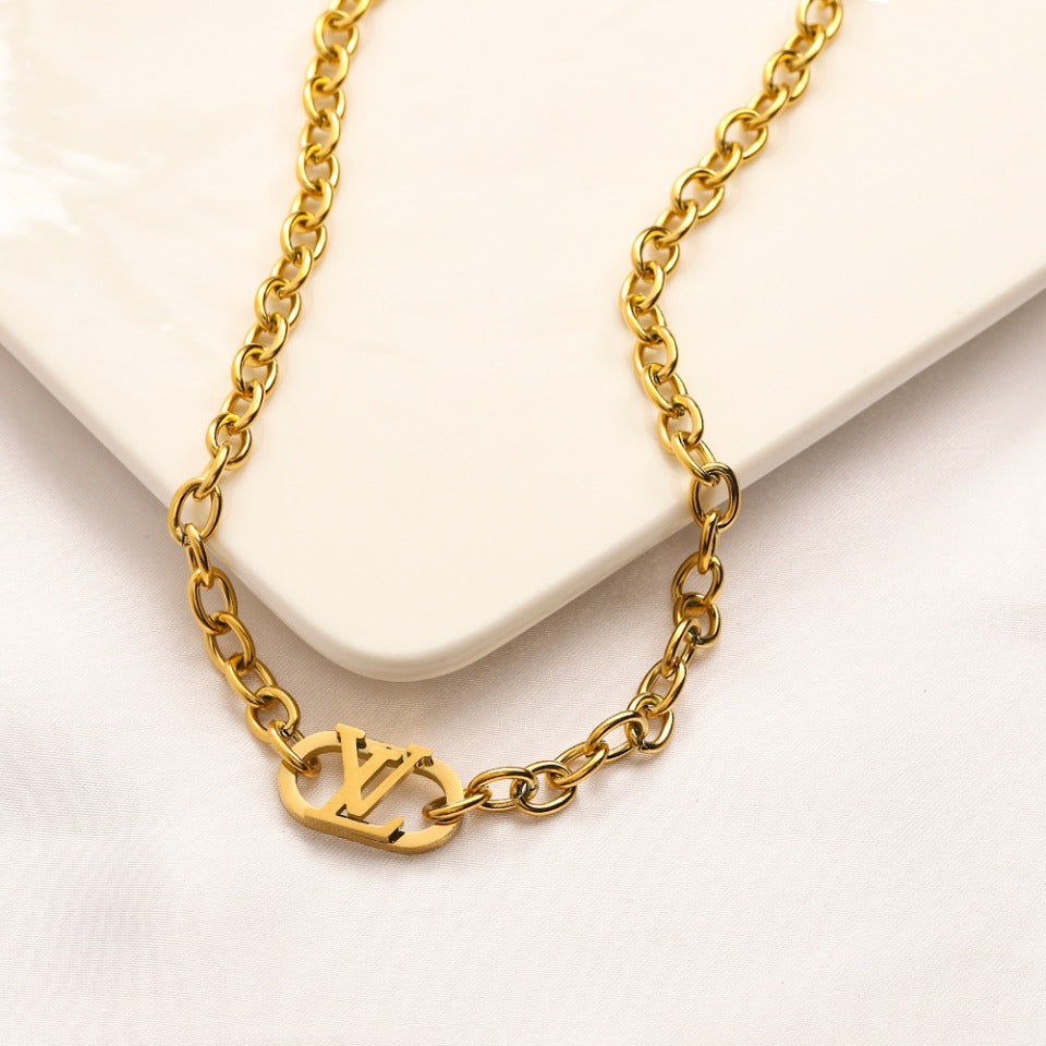 Set di orecchini, bracciale e collana in acciaio inossidabile 304