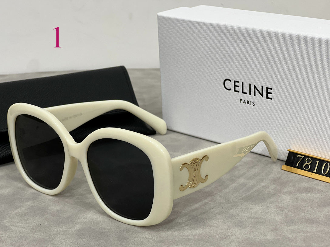 Oversized Round Frame Sunglasses