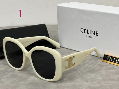 Oversized Round Frame Sunglasses