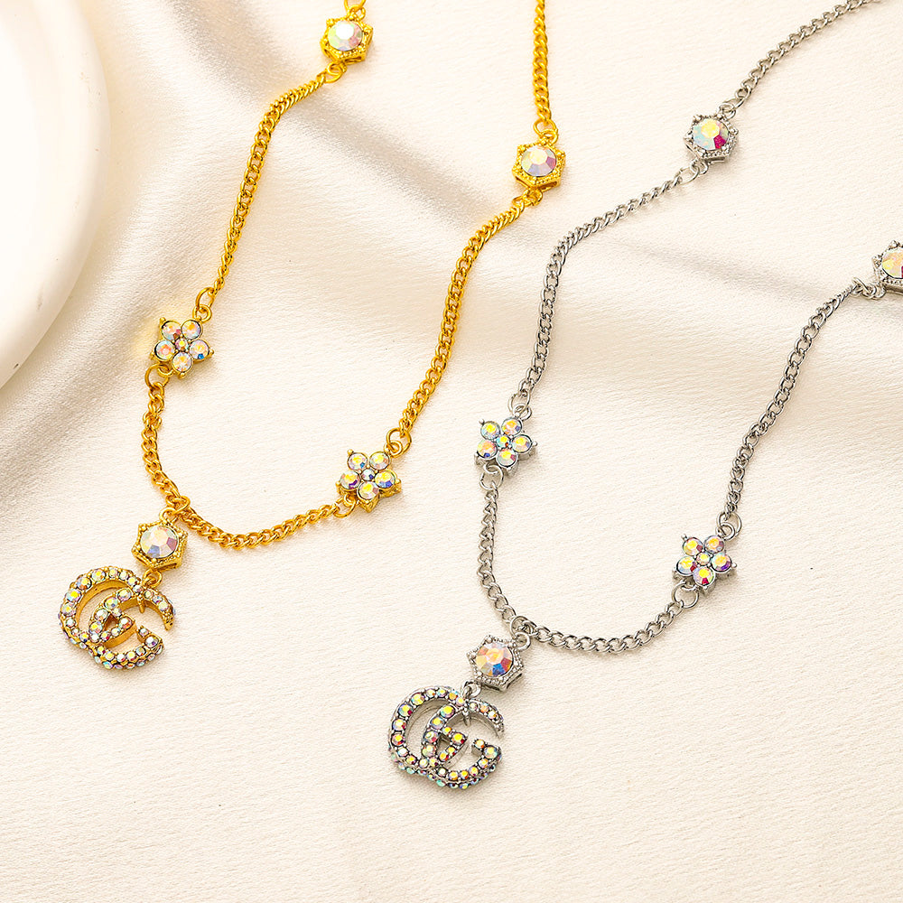Schmuckset aus Ohrringen, Armband und Halskette aus Edelstahl 304