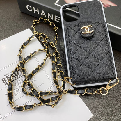 Fashion Aesthetic Shock Absorbing Protective Phone Case CH*NEL Series、Fashion Phone Case
