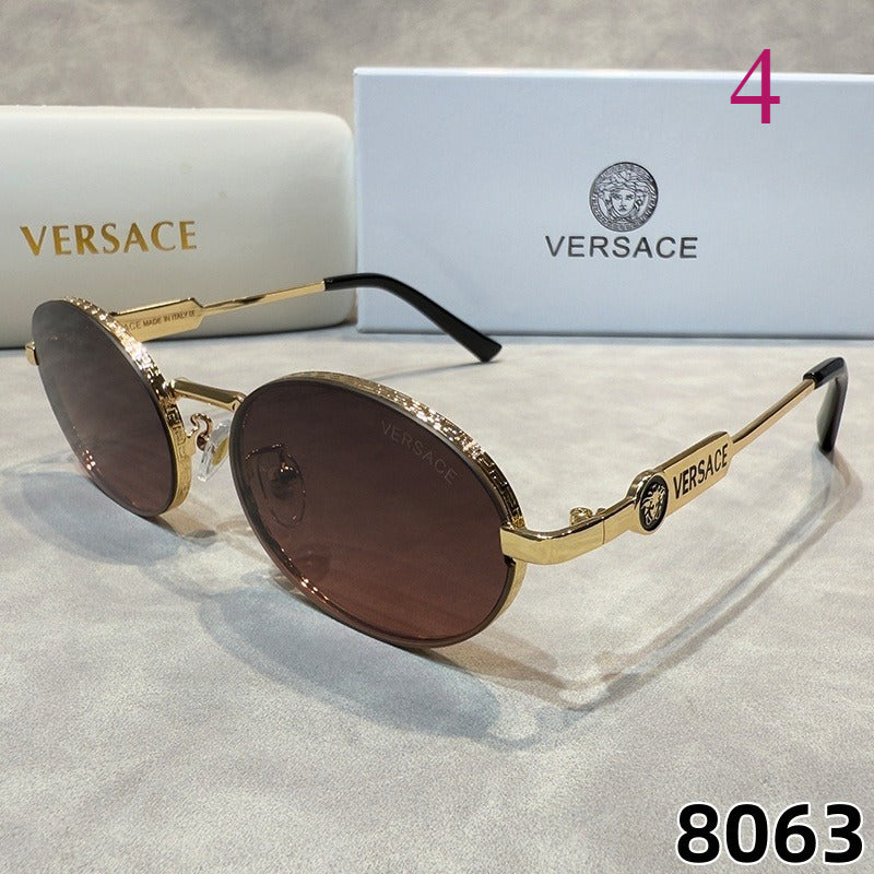 Oval Aviator Sunglasses with Slim Metal Frames