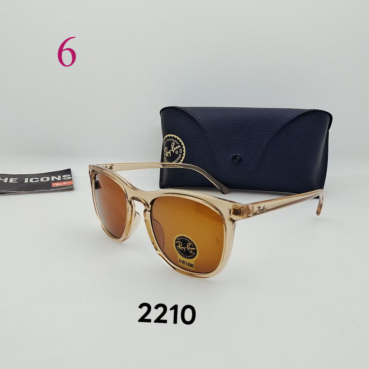 Square Keyhole-Bridge Glasses - Clear and Tinted Lens Options