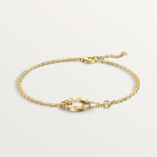 Oval Link Center Chain Bracelet
