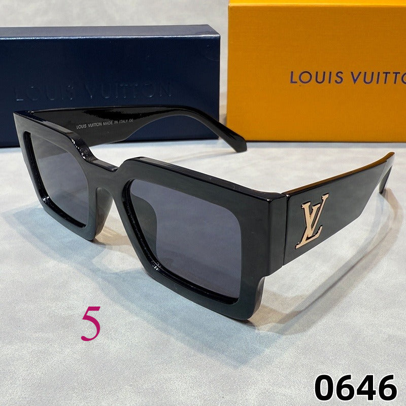 Sculpted Browline Rectangular Sunglasses