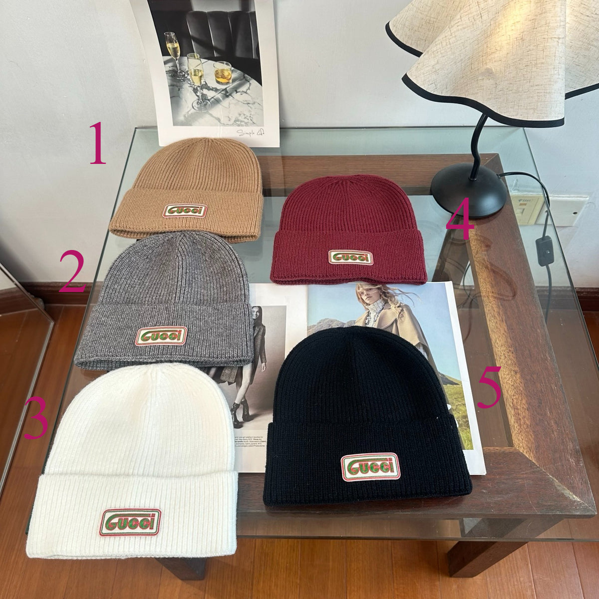 Adjustable Sun Hat for Men Women Outdoor UV Protection GU*CI Series、Fashion Caps
