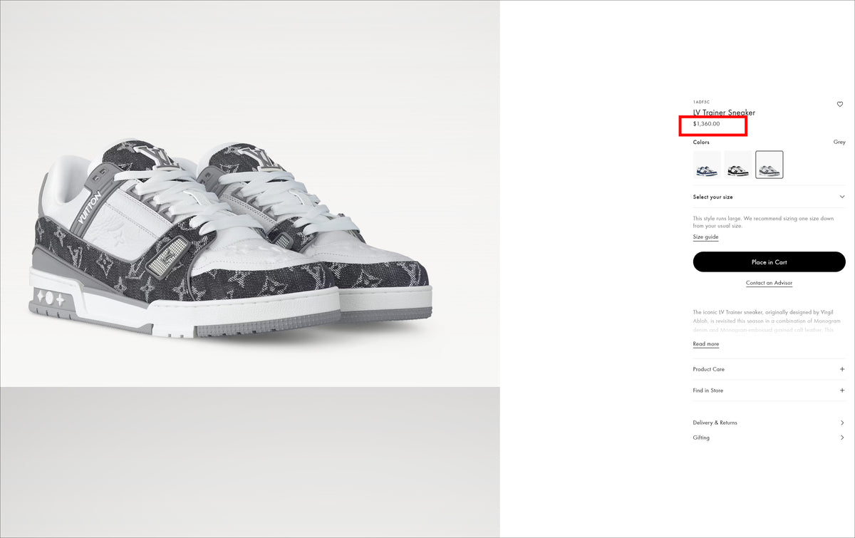 Trainer Sneaker Top Version