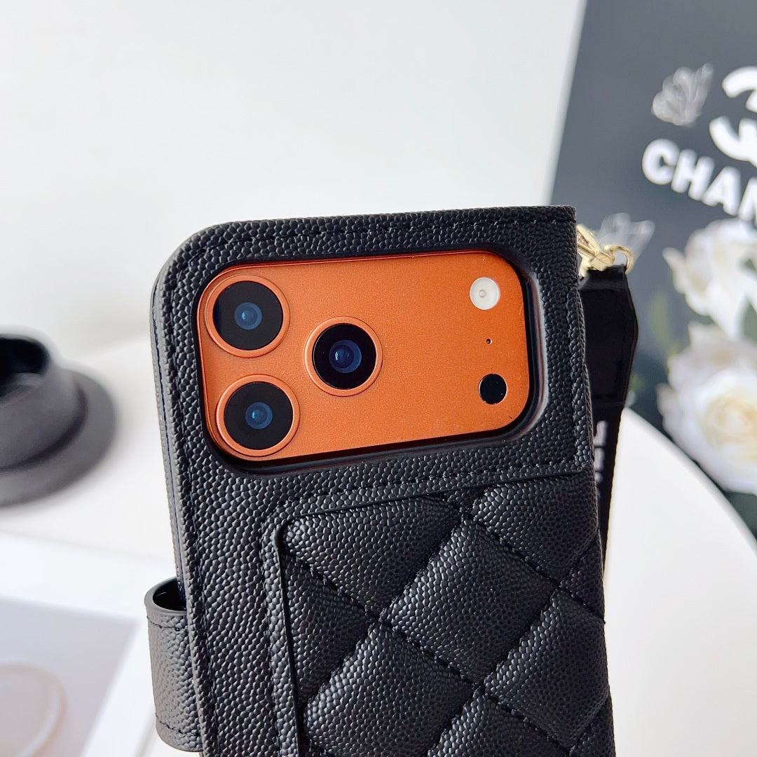 Fashion Aesthetic Shock Absorbing Protective Phone Case CH*NEL Series、Fashion Phone Case